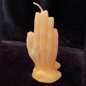 Prayer Hands Candle 3 1/2” tall from the Kootenay Candle Factory in Creston B.C.
